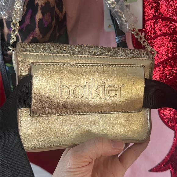 *NEW* BOTKIER VIVI CONVERTIBLE BELT BAG GOLD PASTEL FLORAL PURSE - Picture 7 of 9